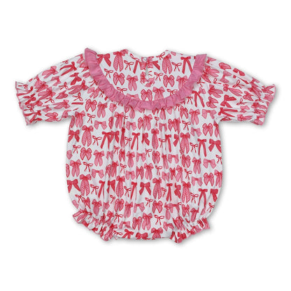 Mama's bestie  bow romper
